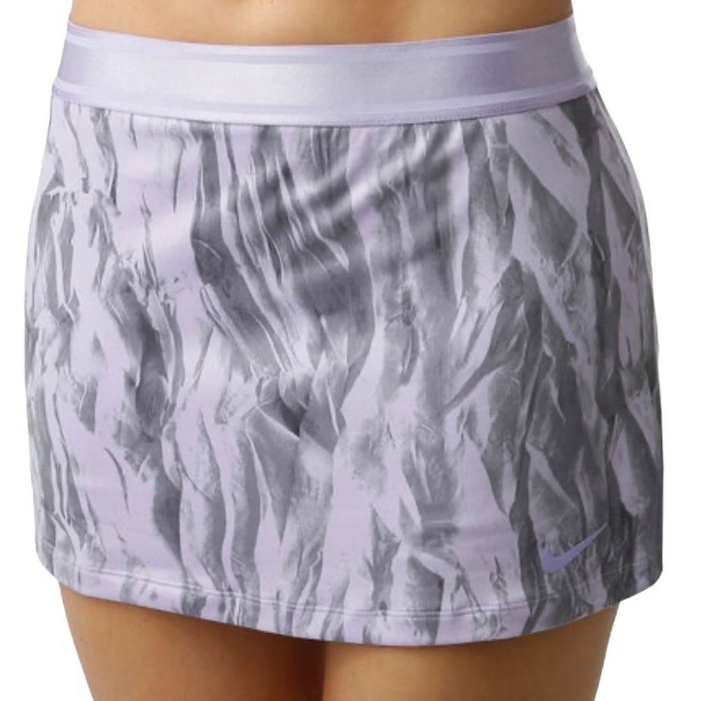 Nike Court Women's Purple Marble Print DRI-FIT Sporty Tennis Skirt / Skort - XS